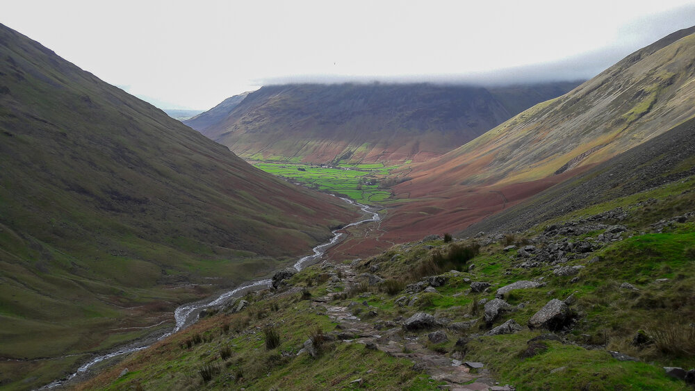  Valley looking down into was dale with create Gable to the right 