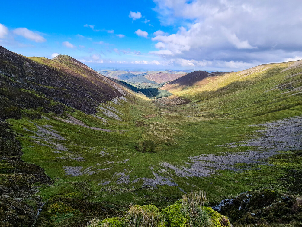 The valley in-between Hopegill &amp; Grisedale
