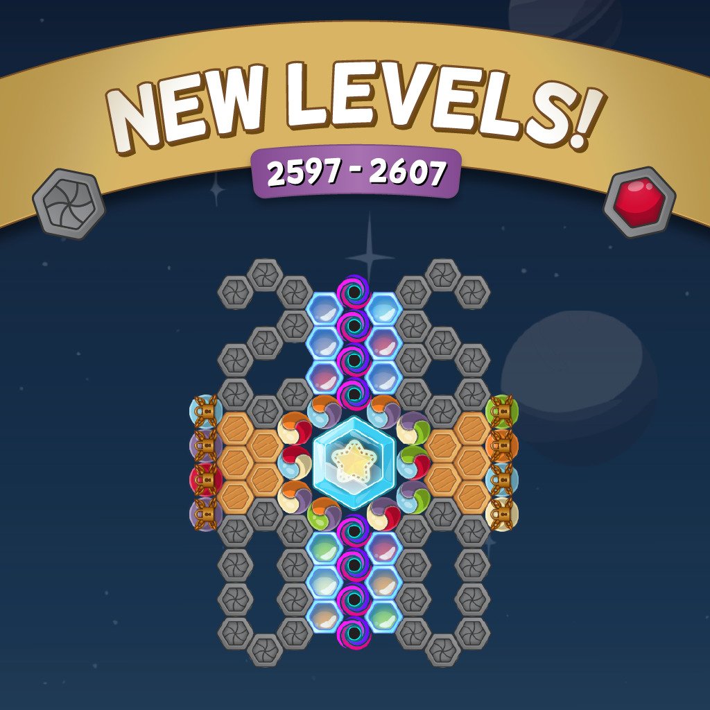 New levels are out! 🤩 We now have more than 2600 levels for you to enjoy 🥳