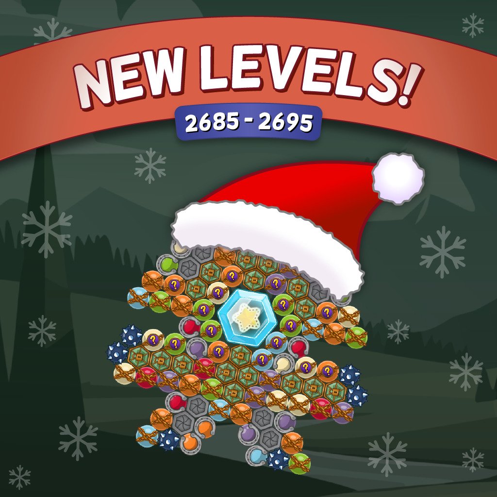 Ready for a festive challenge? New levels are out! 🧩🎁 Have a magical weekend before Christmas ✨🎄