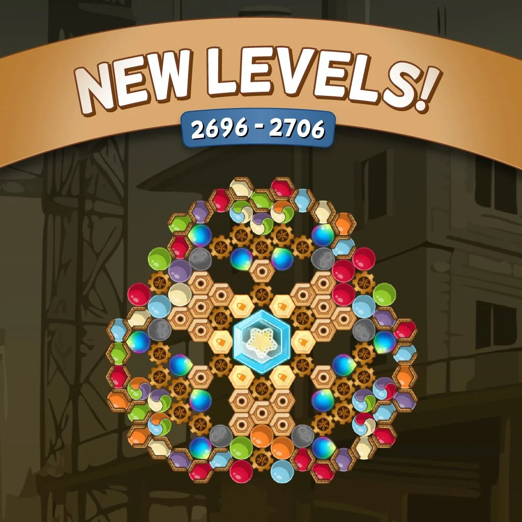 Holiday fun continues: new levels and a new special bubble are here! 🎄 Meet Shielded Bubble! 🛡️🫧 More levels next week! 🎆