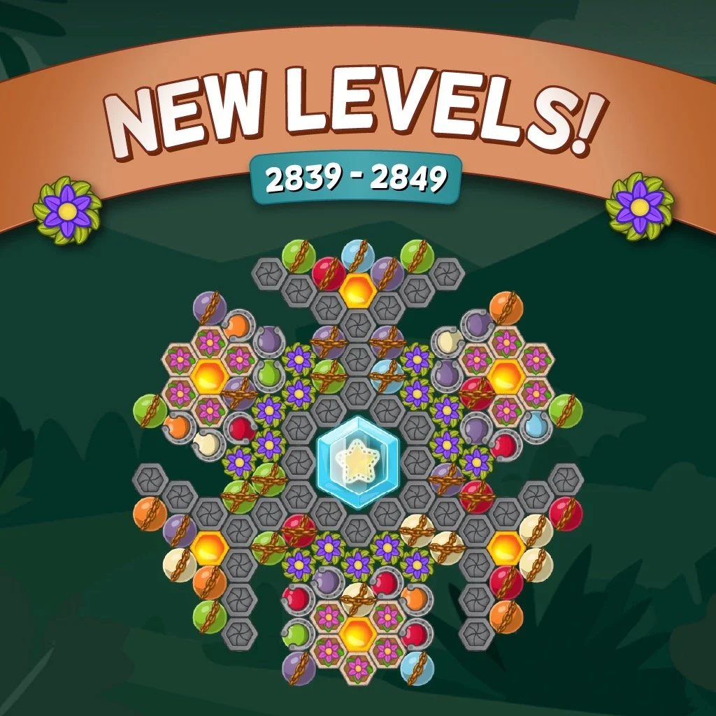 Weekend update: fresh levels are live! ☀️ Vine Flower is here 🌸🌿
