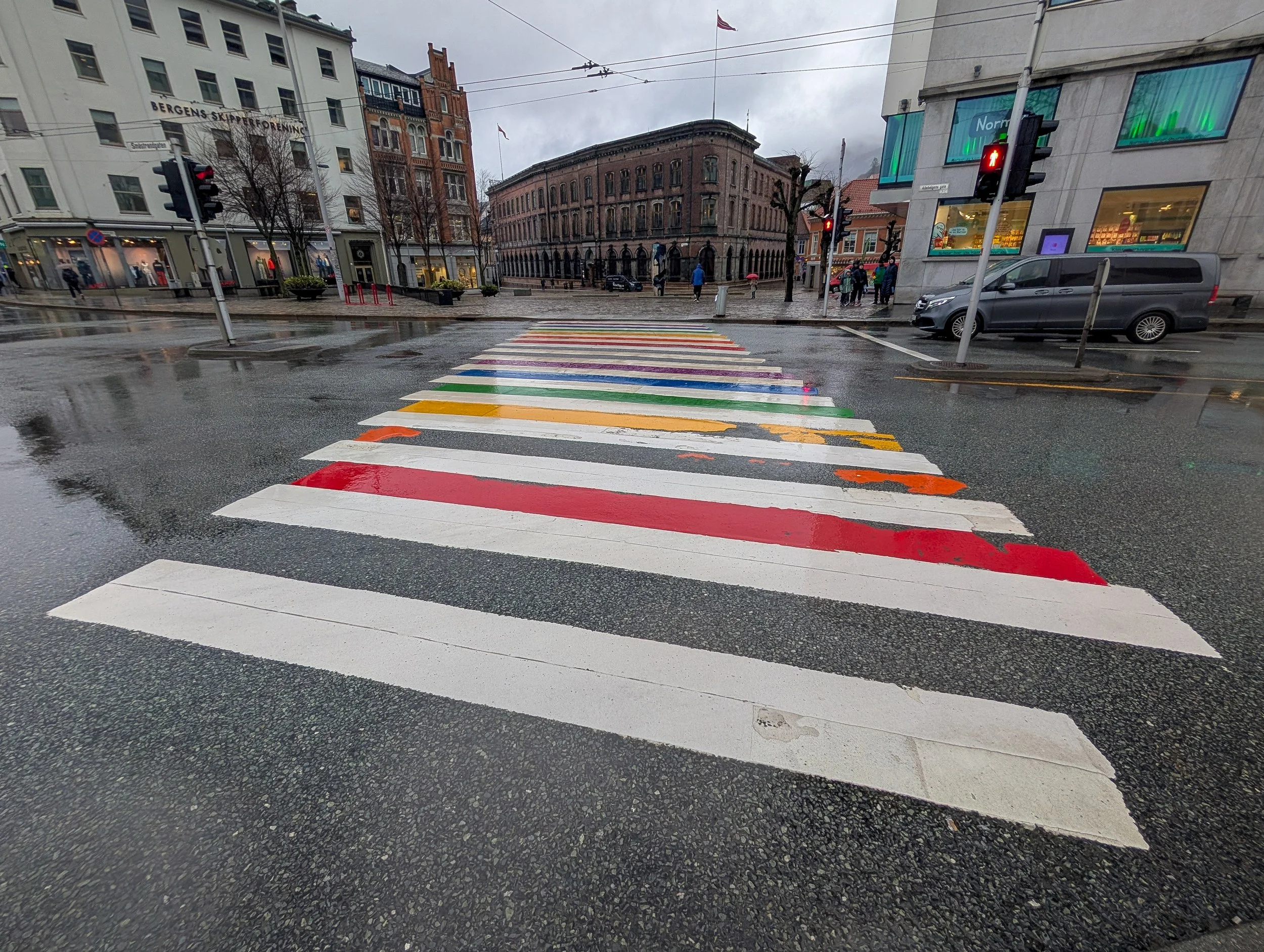 Pride Crosswalk, Bergen Norway