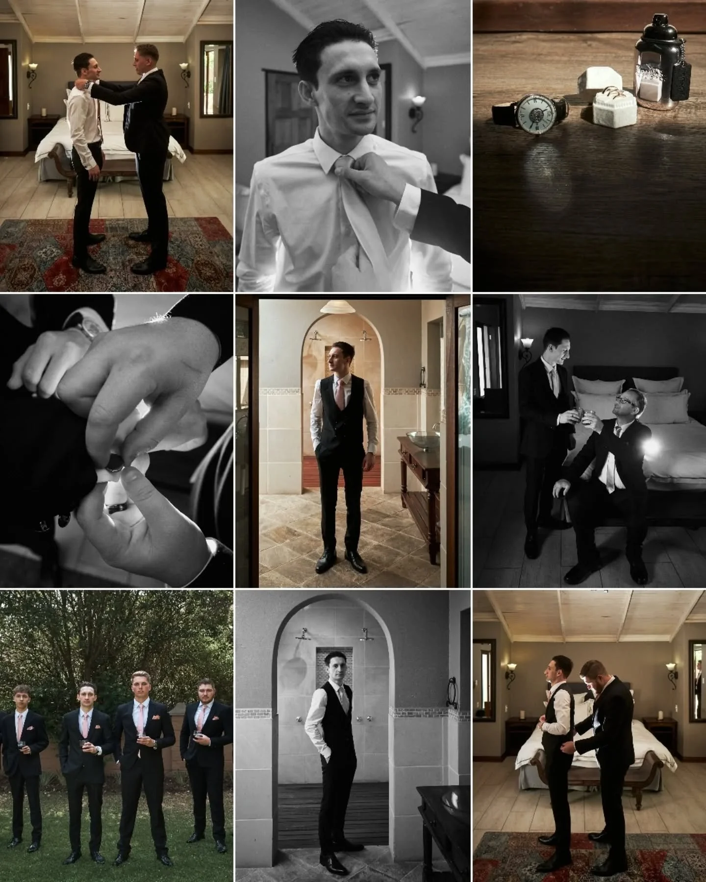 The guys - groom prep. 

The wedding of Caitlin and Wessel. Amazing couple, stunning wedding and a fabulous venue! 

@cait.venter 
@wessel_venter 

#groomprep 
#SouthAfricaWeddings 
#groom 
#bestman 
#groomsmen 
#johannesburgweddingphotographer