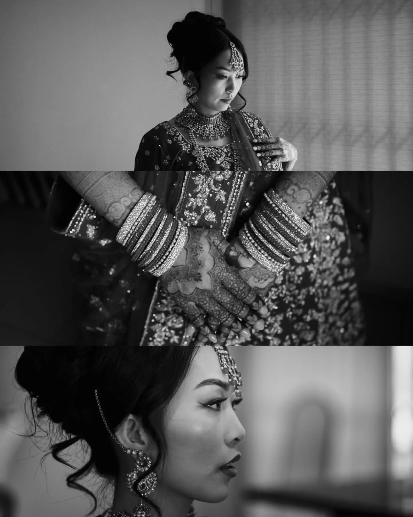 Bridal Prep with the beautiful Jiaxin. 

From Sashien and Jiaxin's gorgeous wedding. 

@chocklit_thunda
@jiaxin______

Hair Stylist: @the.styled.atelier
MU Artist: @tays.touch.mua
Henna: @hennabykarusha