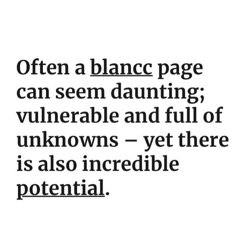 BLANK SPACE &mdash; amongst the melee of current life, what are you looking for from 2021? I know I&rsquo;ve had to dig deeper in recent weeks in order to grow a sustainable hope throughout this global unravelling.. where do you find yourself at the 