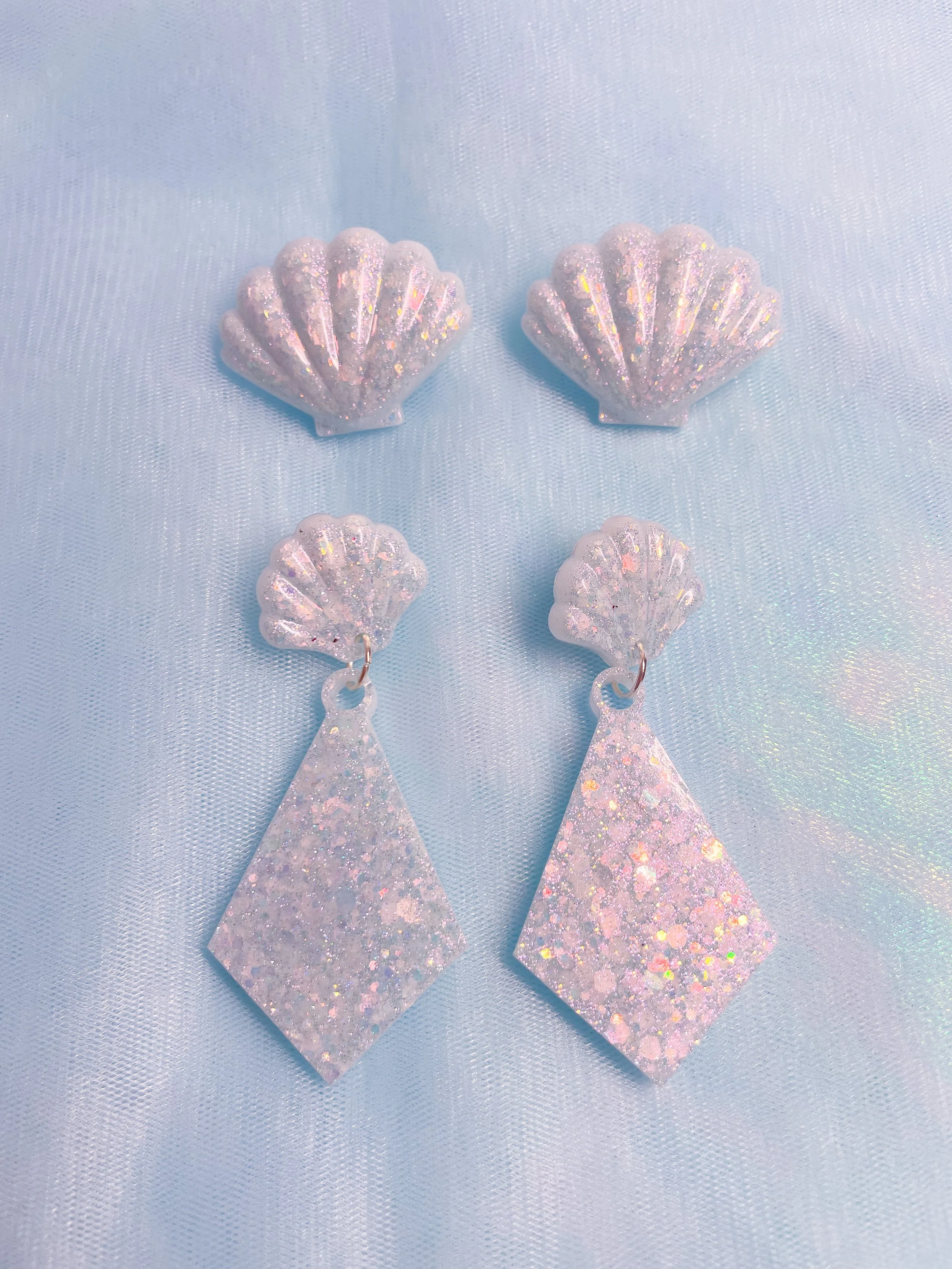 Baby blue seashell collection