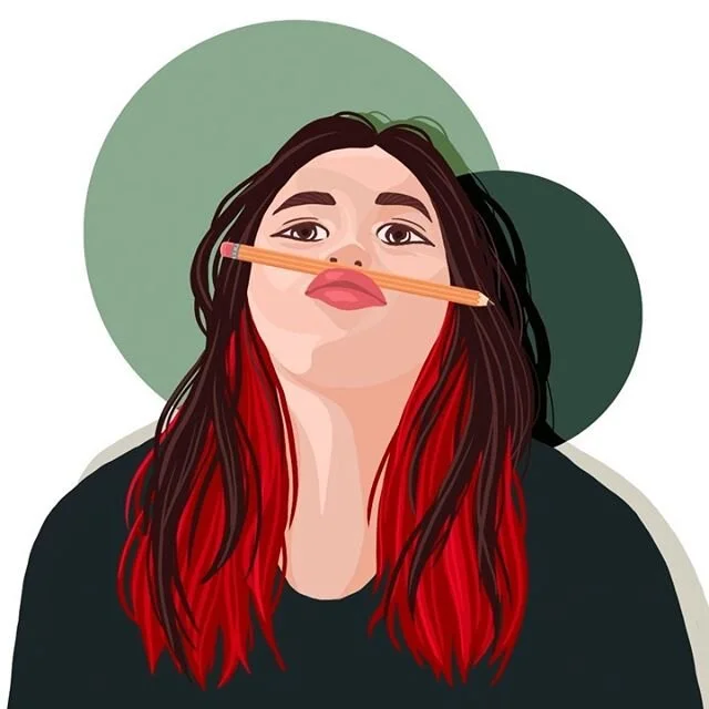 animated self portrait✏️