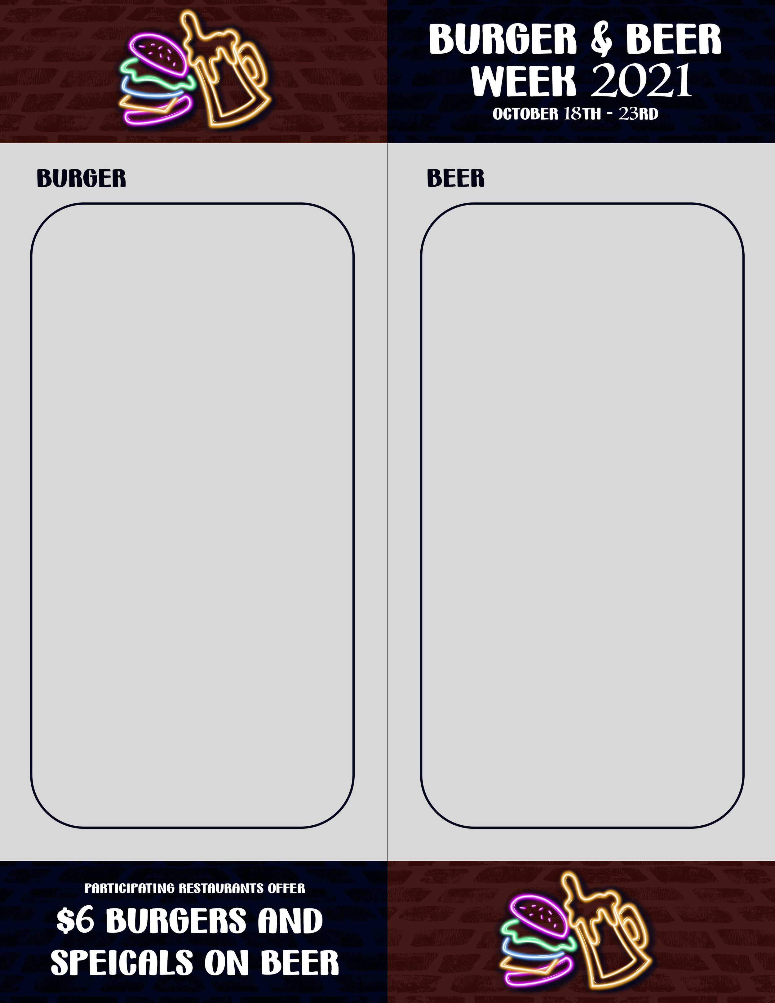 Menu Template