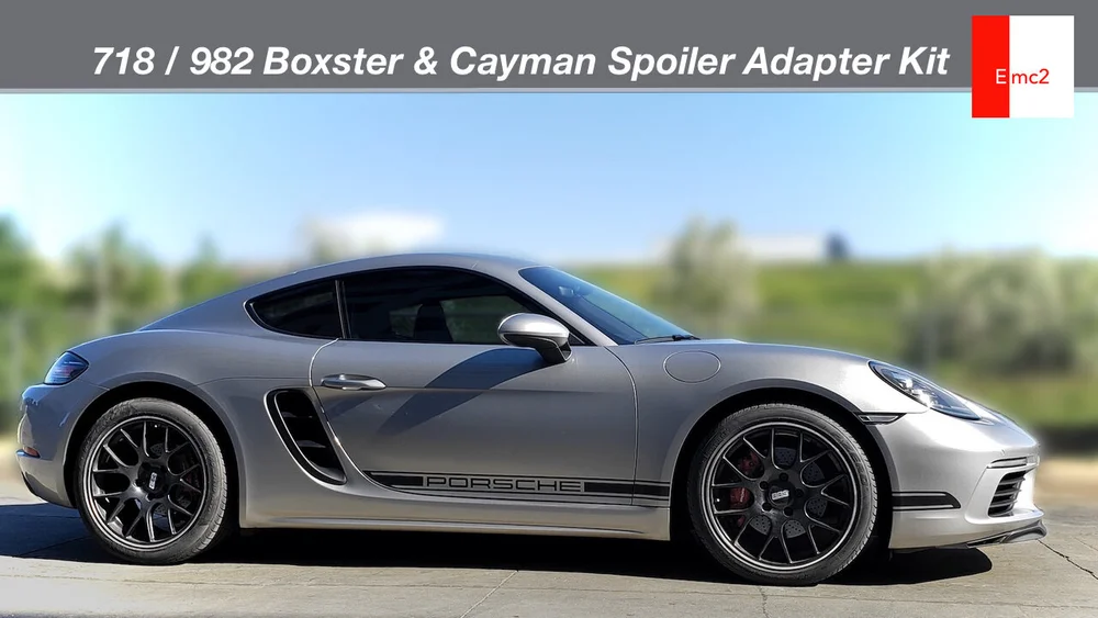 Porsche 718 982 Cayman Front Lip Spoilers Emc2design