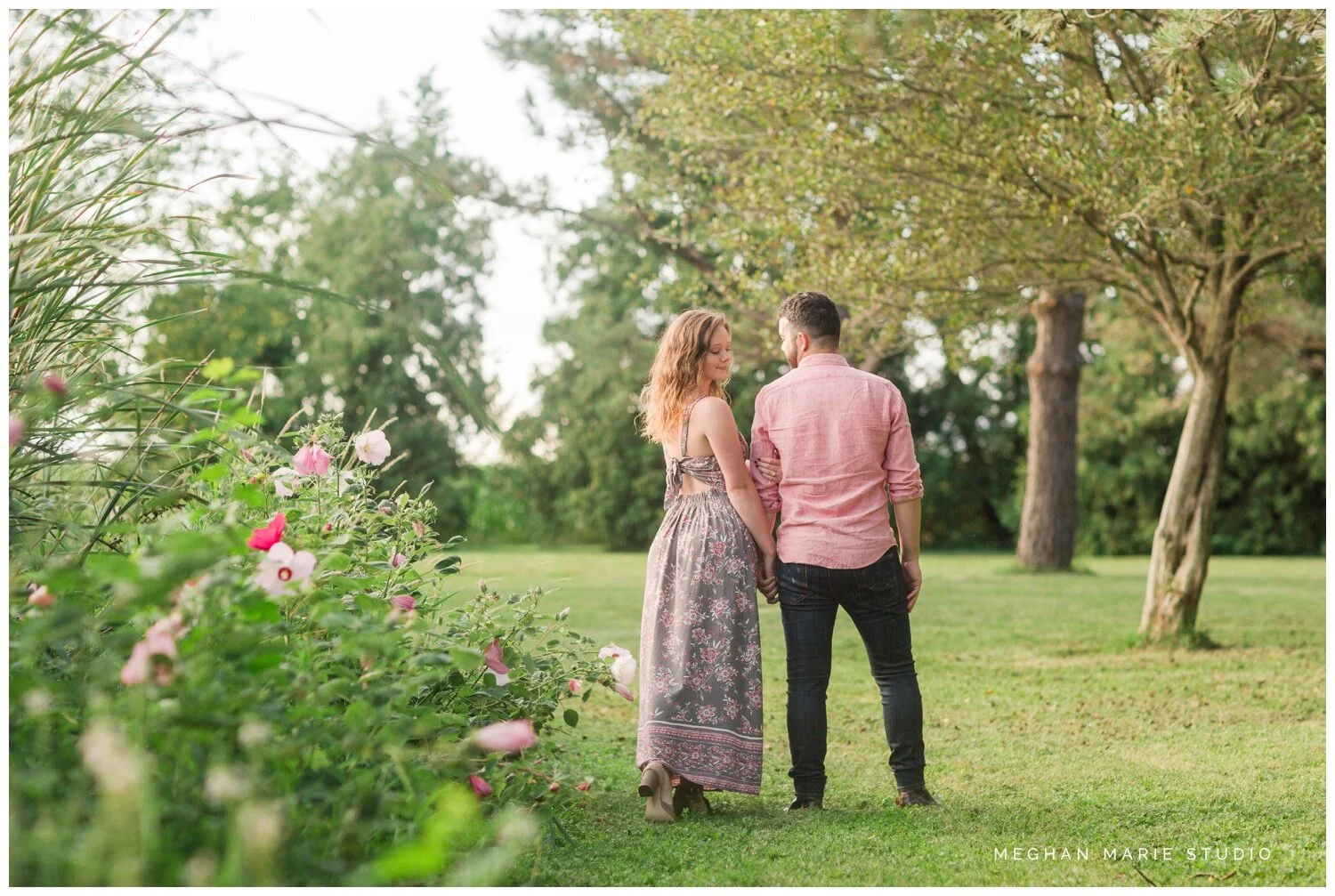 meghan marie studio wedding photographer ohio dayton columbus cincinnati people photog celina st charles seminary sunset pond lake engagement engaged summer glowy light airy demange_1960.jpg