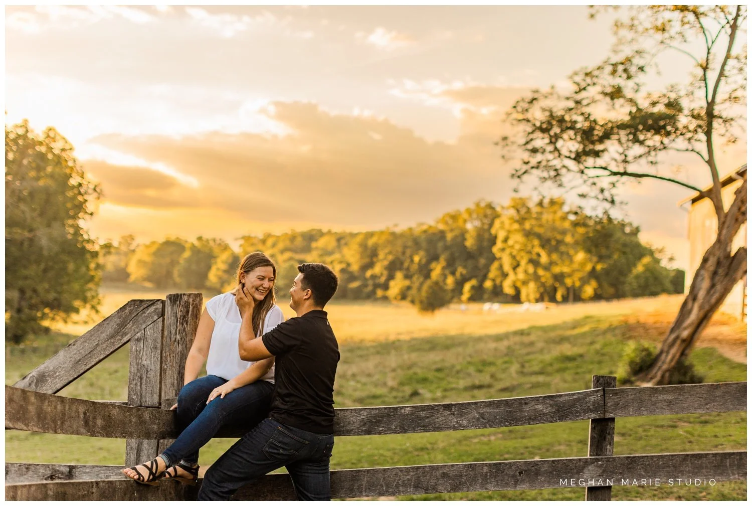 meghan marie studio wedding photographer ohio dayton columbus cincinnati people photog troy tipp city engagement summer fall august carriage hill metropark huber heights sunset horses farm rustic rural_4251.jpg