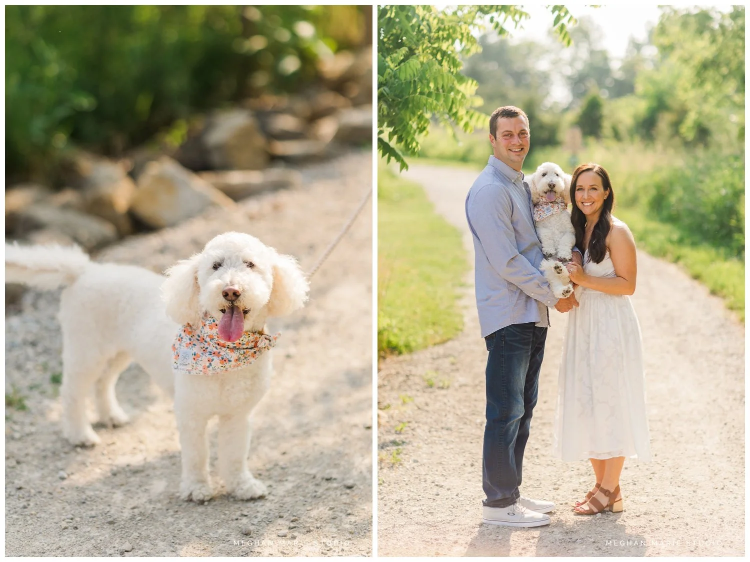 meghan marie studio wedding photographer ohio dayton columbus cincinnati people photog troy tipp city engagement engaged fort loramie minster summer stillwater prairie reserve casual puppy outdoor_5678.jpg