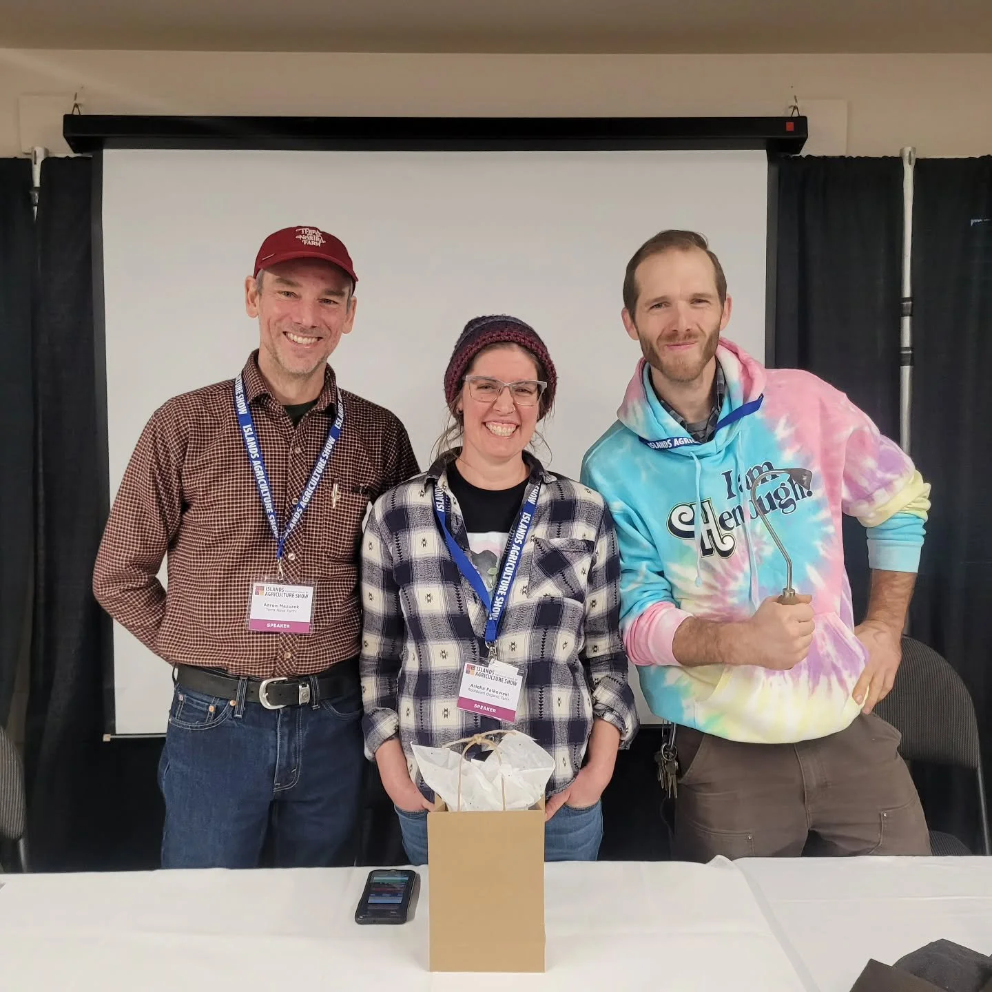 As usual, we didn't do a good job taking photos at these events, but in recent weeks we've taken in the Pacific Ag Show in the lower mainland, and the Islands Ag Show on Vancouver Island - and have had a great time connecting with other farmers, taki