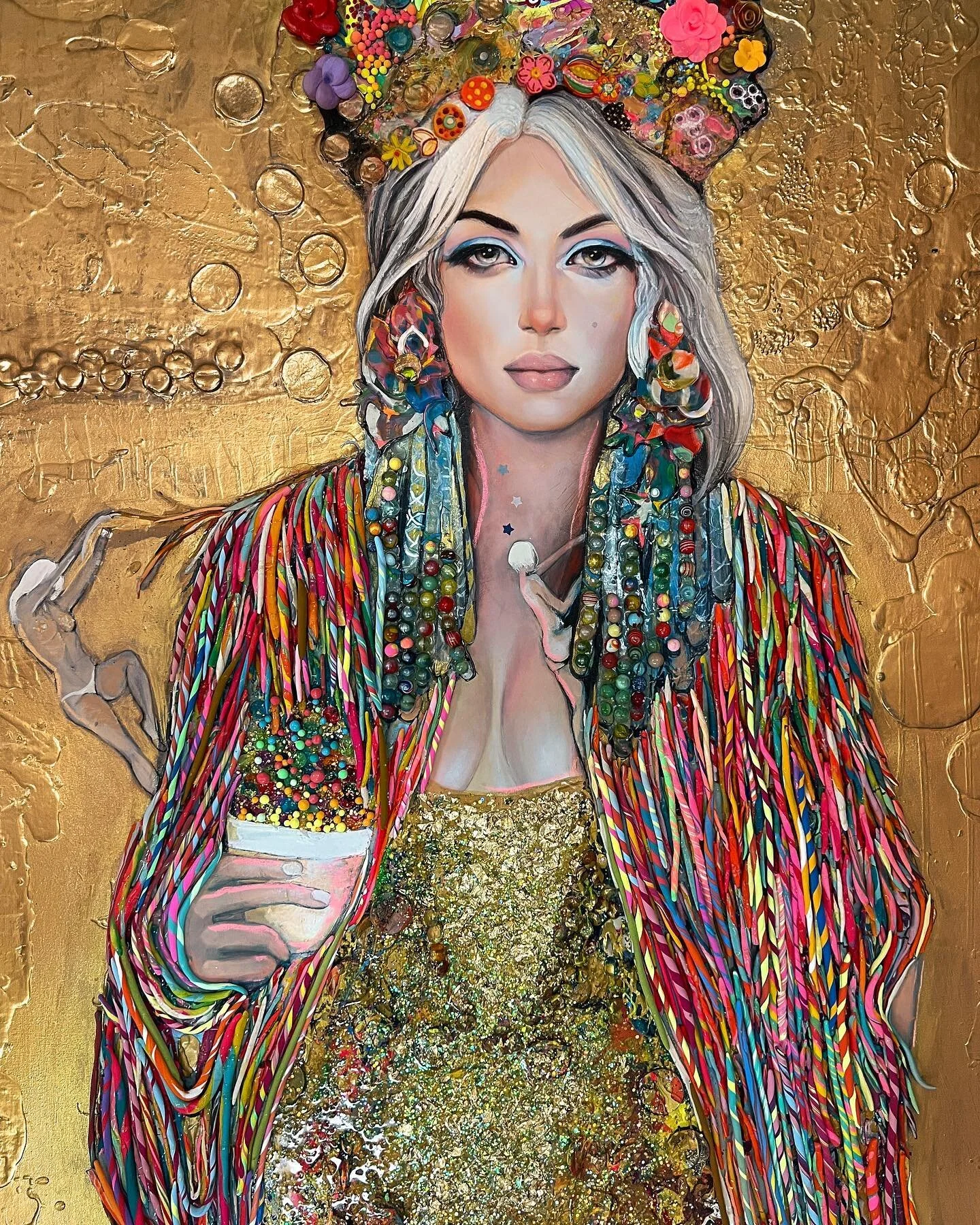 oils, clay, marble 64x48inch
#beautifulbizarre #sculpturepainting #art @beautifulbizarremagazine