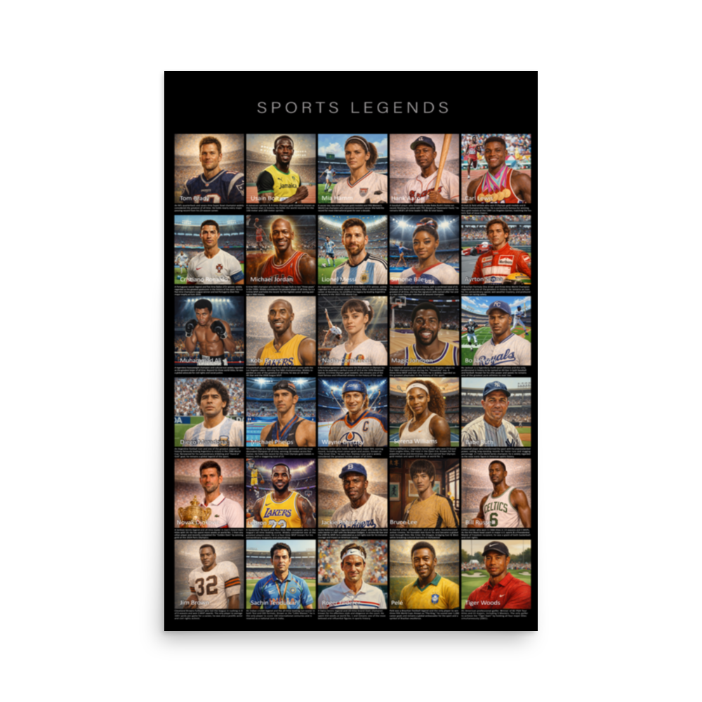 Sports Legends Poster