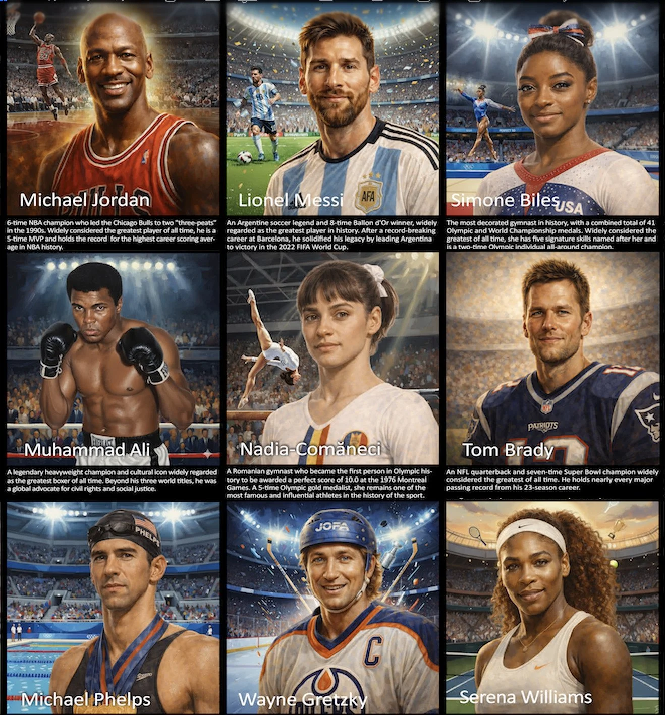 Sports Legends Poster