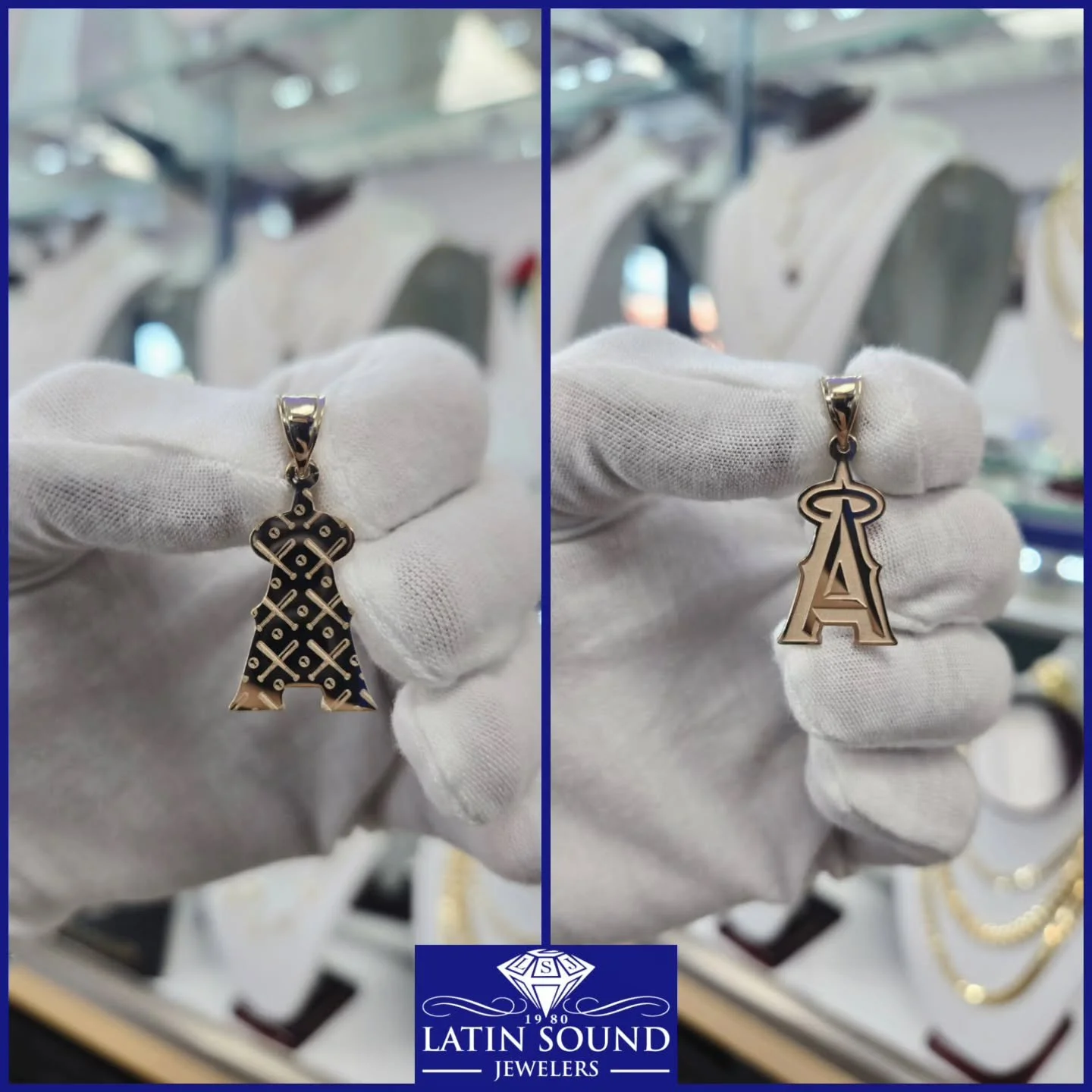 Have a favorite team? We can custom-make their logo just for you.
💎
Tienes un equipo favorito? Podemos crear su logo personalizado especialmente para ti.

#latinsoundjewelers