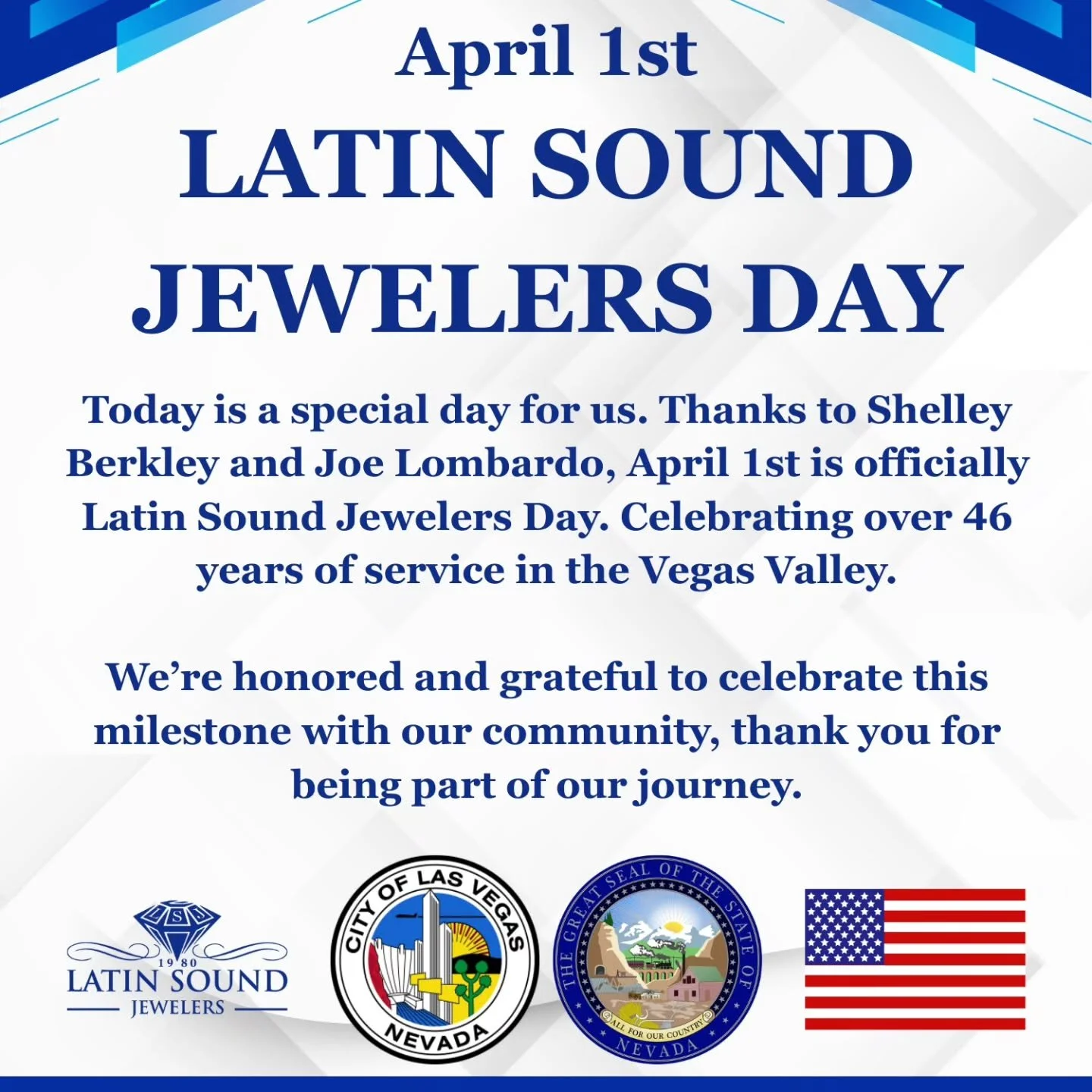 Thank you to all our loyal customers for being part of our journey.
💎
Gracias a todos nuestros clientes leales por ser parte de nuestro camino.

#latinsoundjewelers