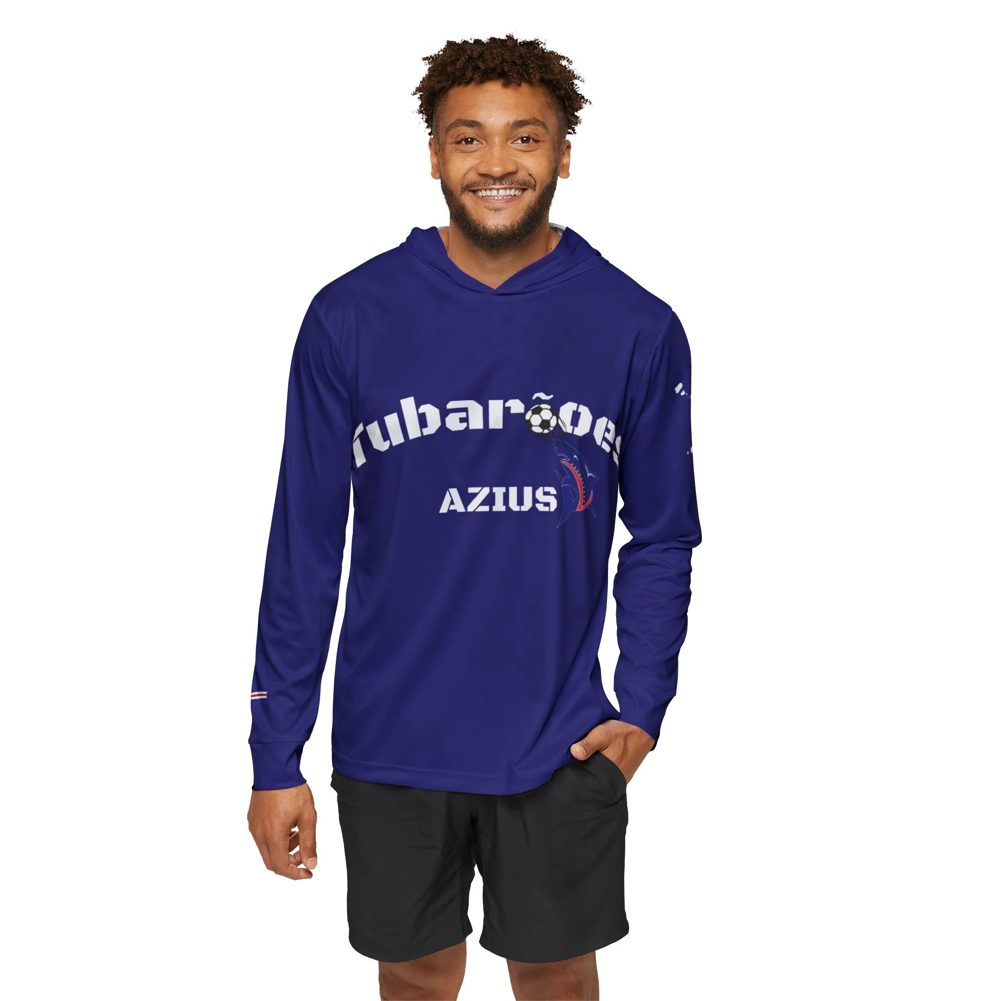 Tubarões Azuis Hoodie (Blue)