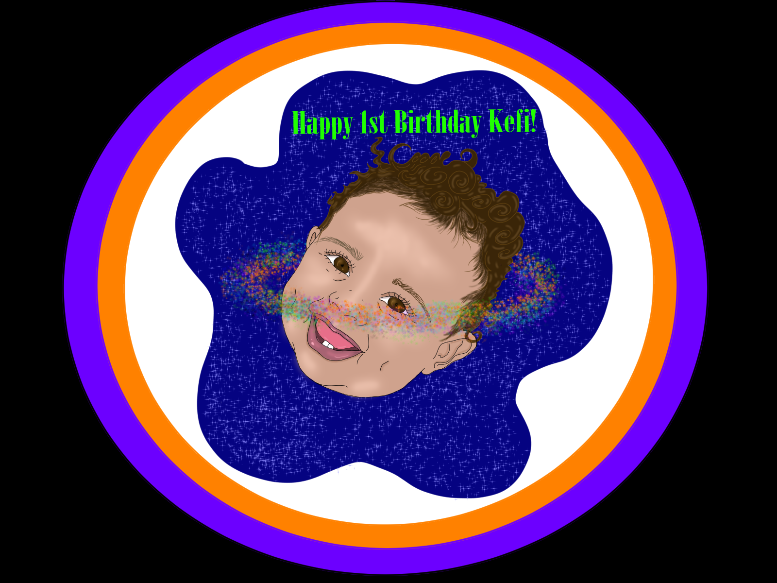 "Planet Kefi" - first birthday decor (2022)