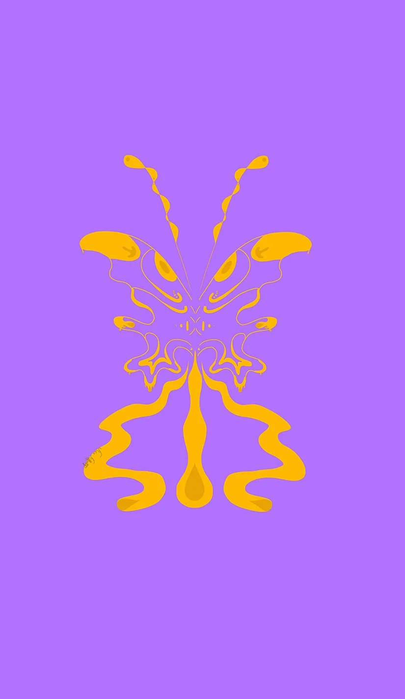 "Golden Butterfly" Tarot Back (2024)