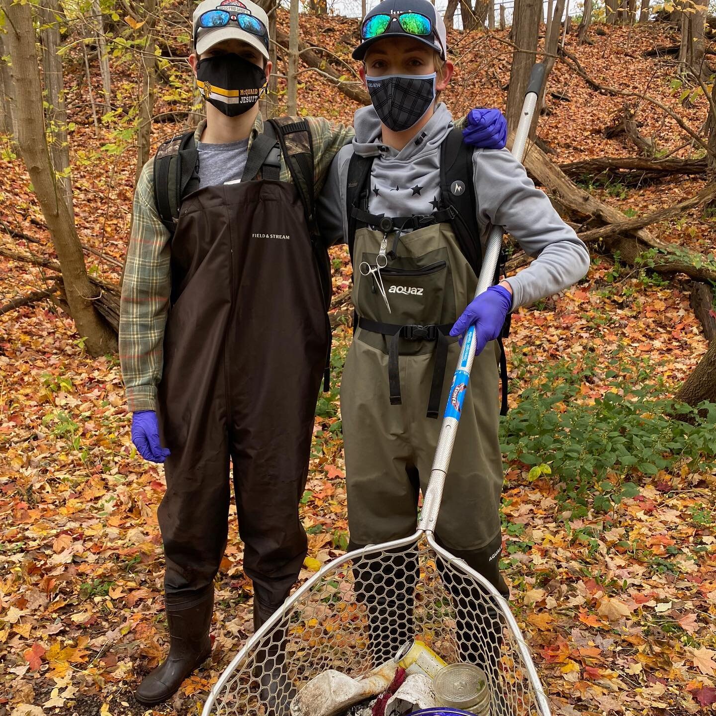 Thanks to our friends at Orvis Roc and for everyone that came out today for our stream cleanup on Irondequoit Creek! Thank you to the Town of Penfield Parks Dept for hauling the trash away for us!