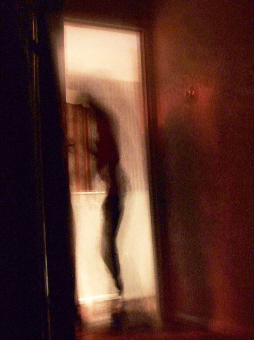 Shadow figure captured outside of Phillip's room