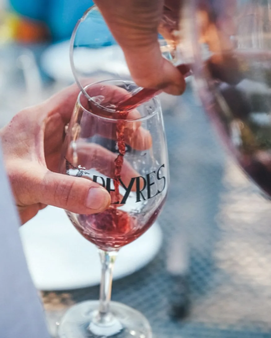 Experiment @5peyres with the #grapepickers 😎 We blind-tasted 3 gamays: 
🍷 Pierres Noires 2023 by Jean Maupertuis - gamay d’Auvergne from volcanic and clay soils
🍷Chiroubles 2020 by Jean Métras - gamay de Beaujolais from granite soil