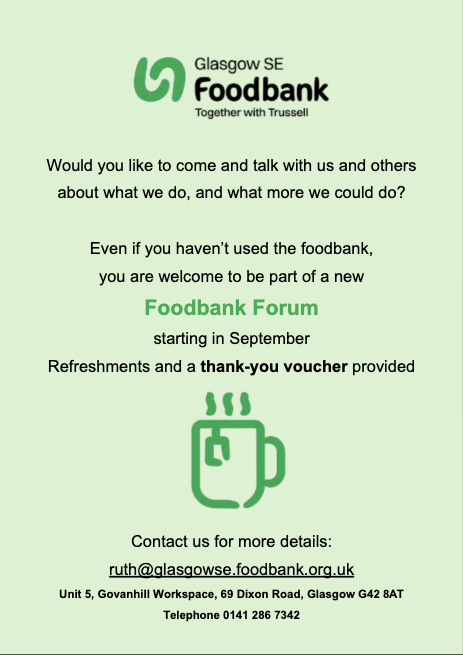 Issue 19: South East Foodbank Quarter Page