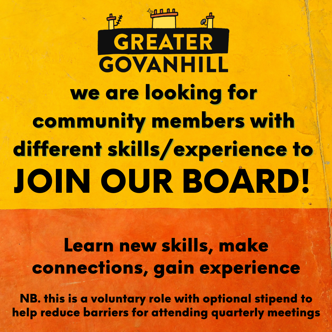 Join the Board of Greater Govanhill CIC