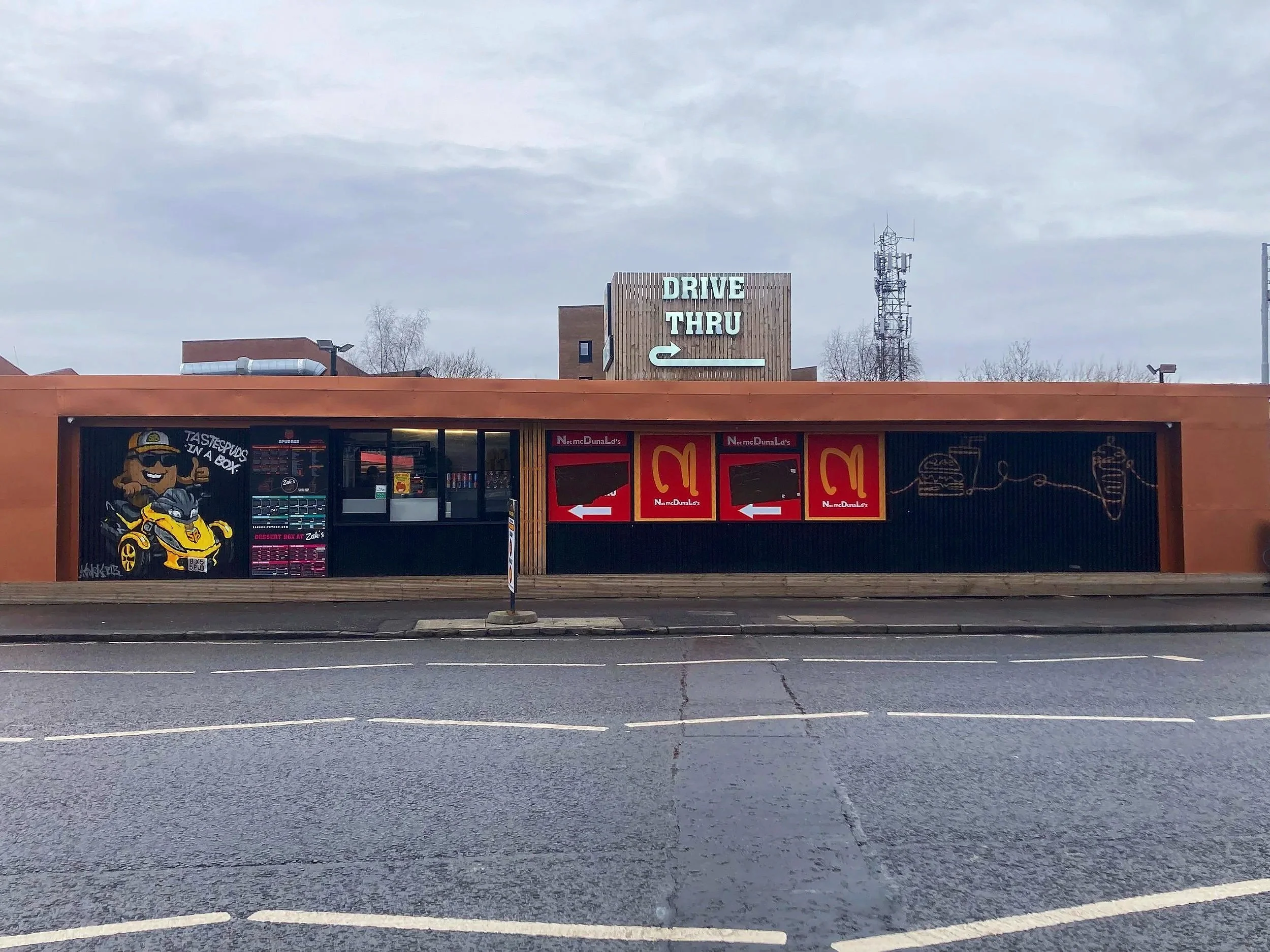 Local restaurant Zak’s Drive-Thru gave big burger chains a run for their money after fake McDonald’s stunt