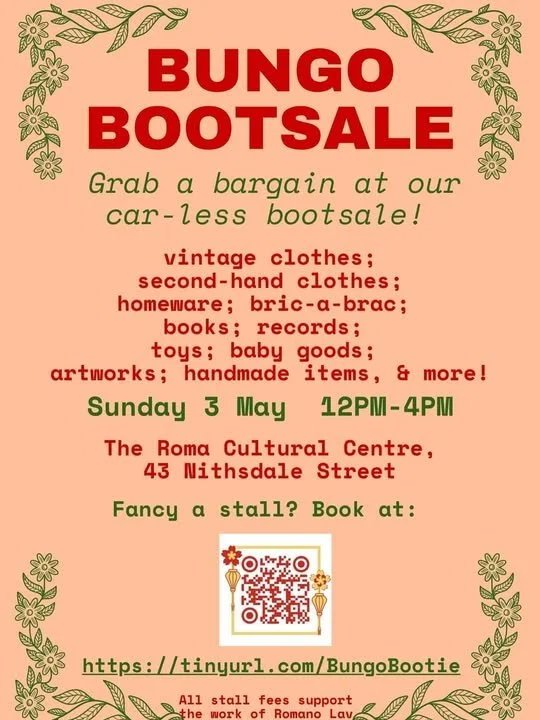 Bungo Bootsale at The Roma Cultural Centre this weekend!