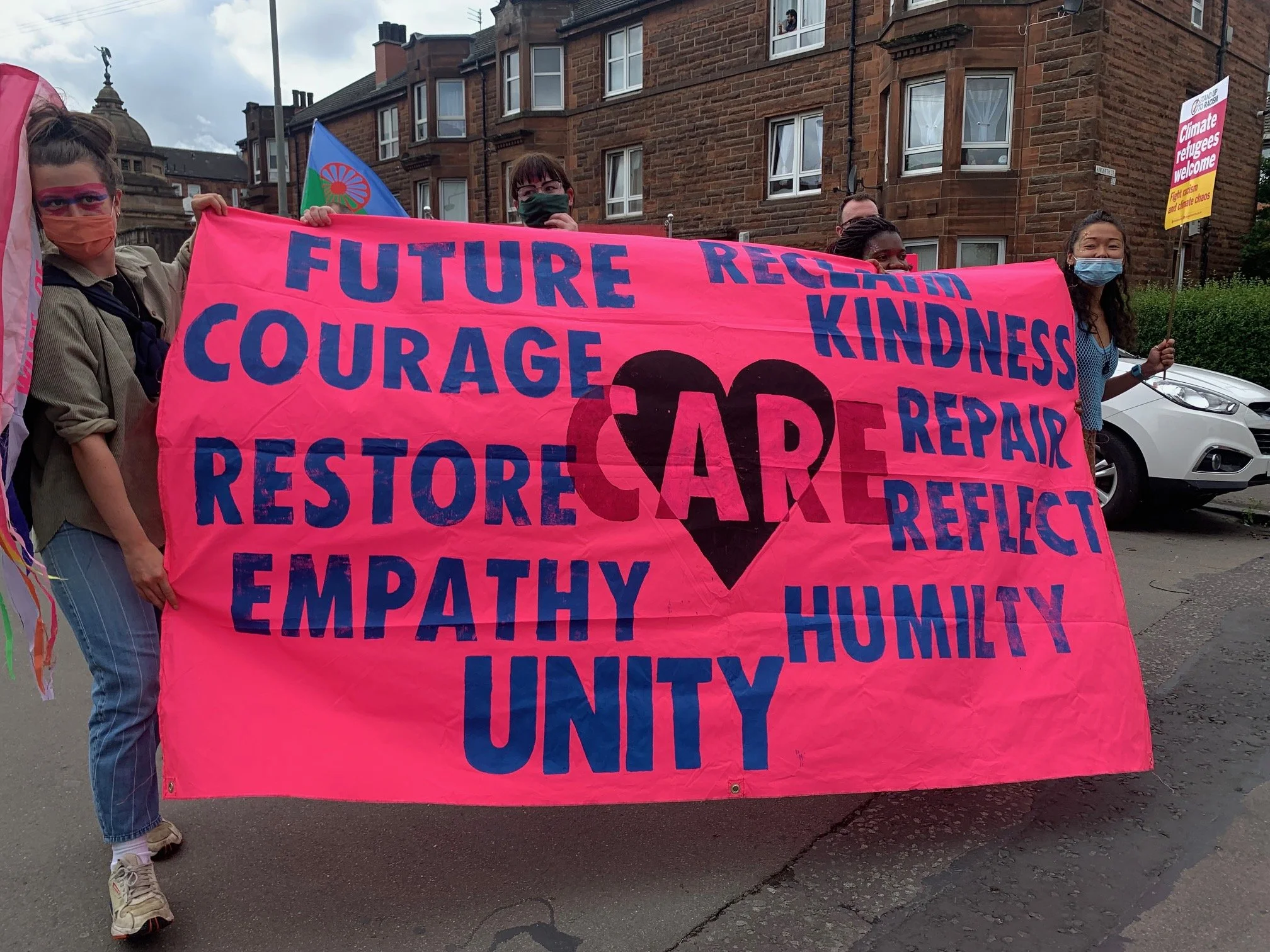 Banner-making: Sewing the seeds of change&nbsp;