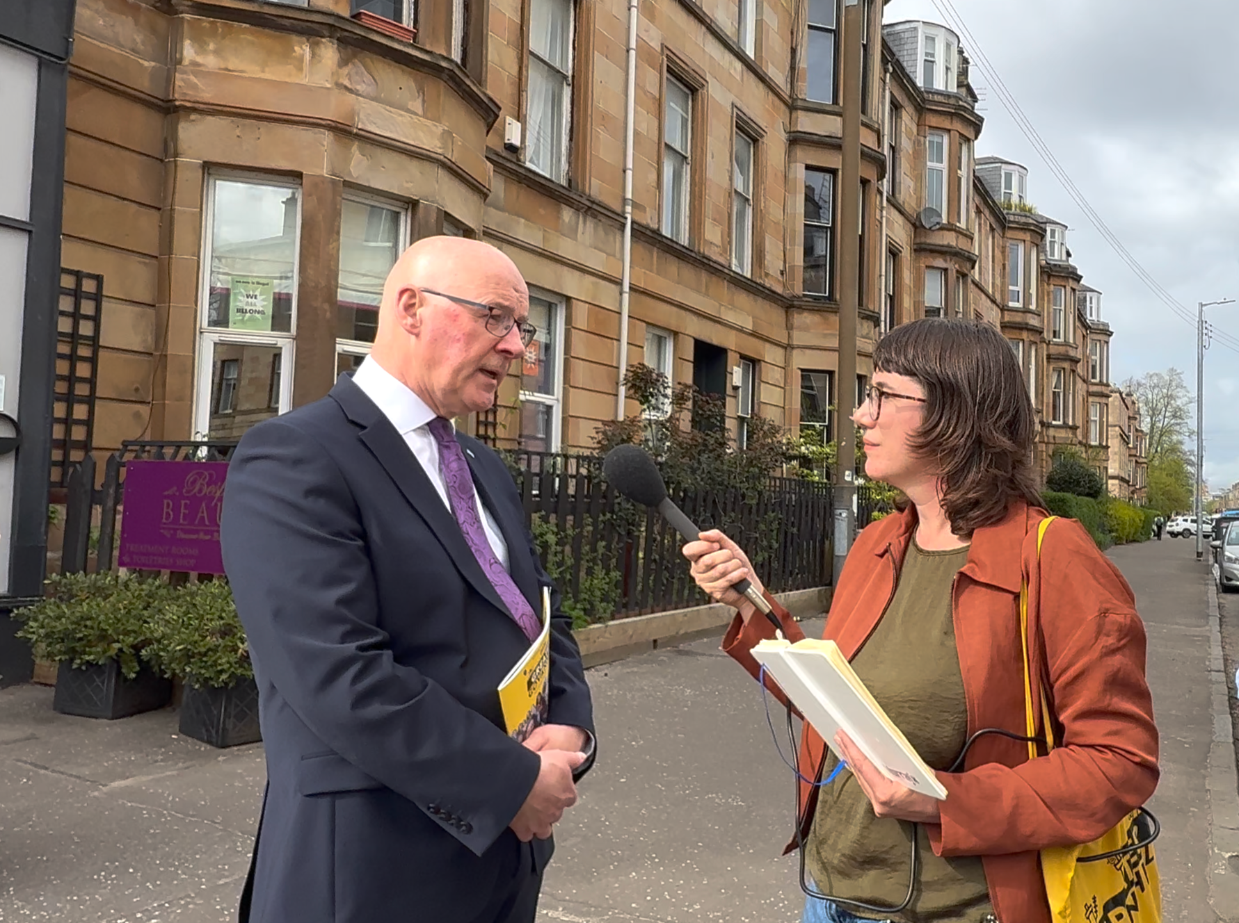 Three minutes on Kenmure Street: we asked FM John Swinney your questions