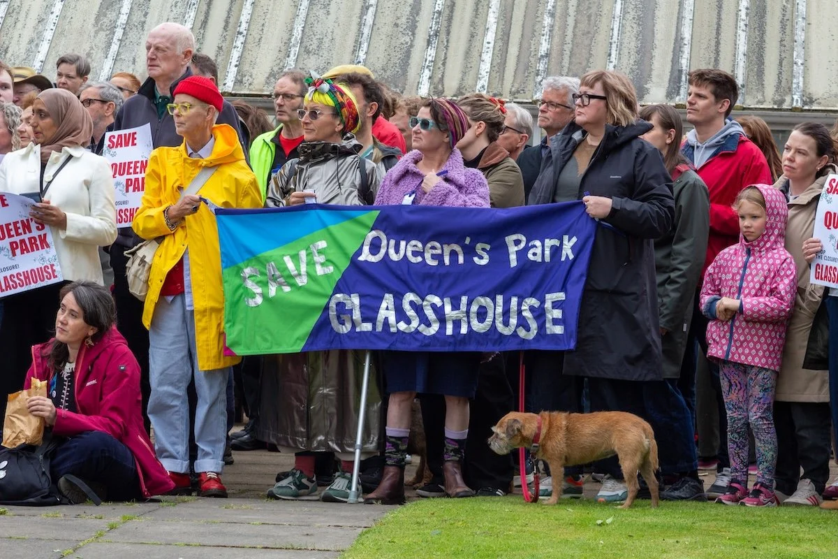 Queen’s Park Glasshouse campaigners call for public ownership guarantee after £14m Winter Gardens pledge