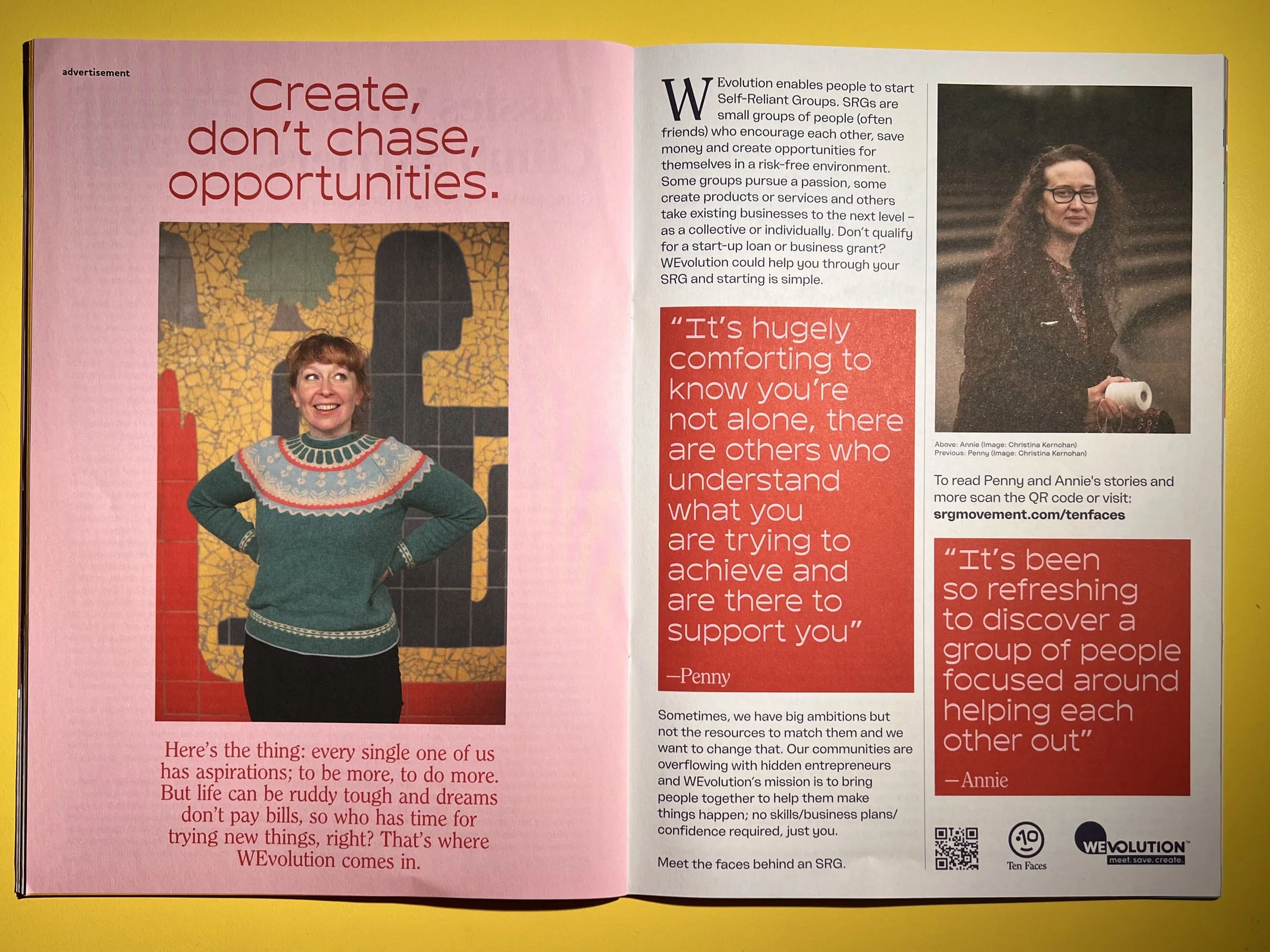 Centre Spread Advert