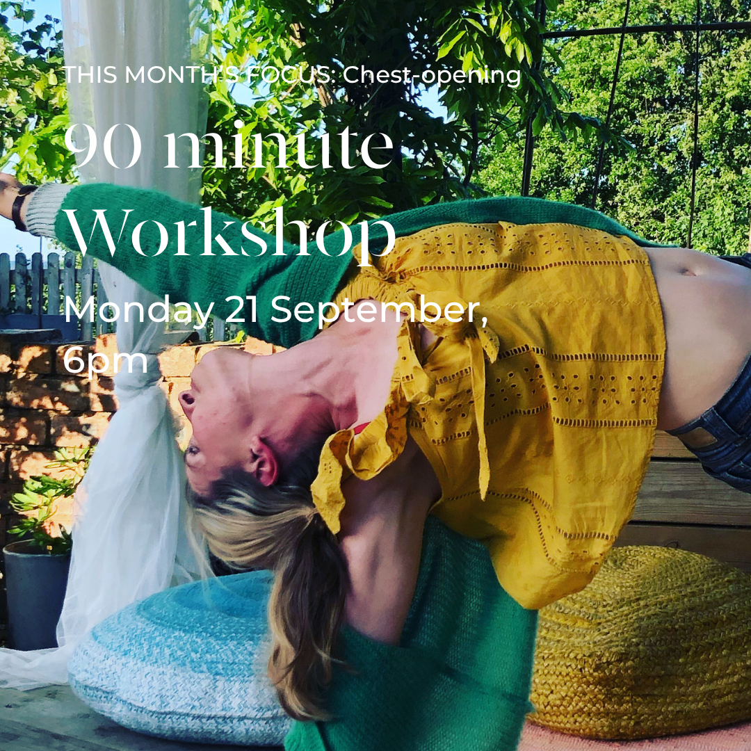 September: a new month, a new season; a new yoga focus