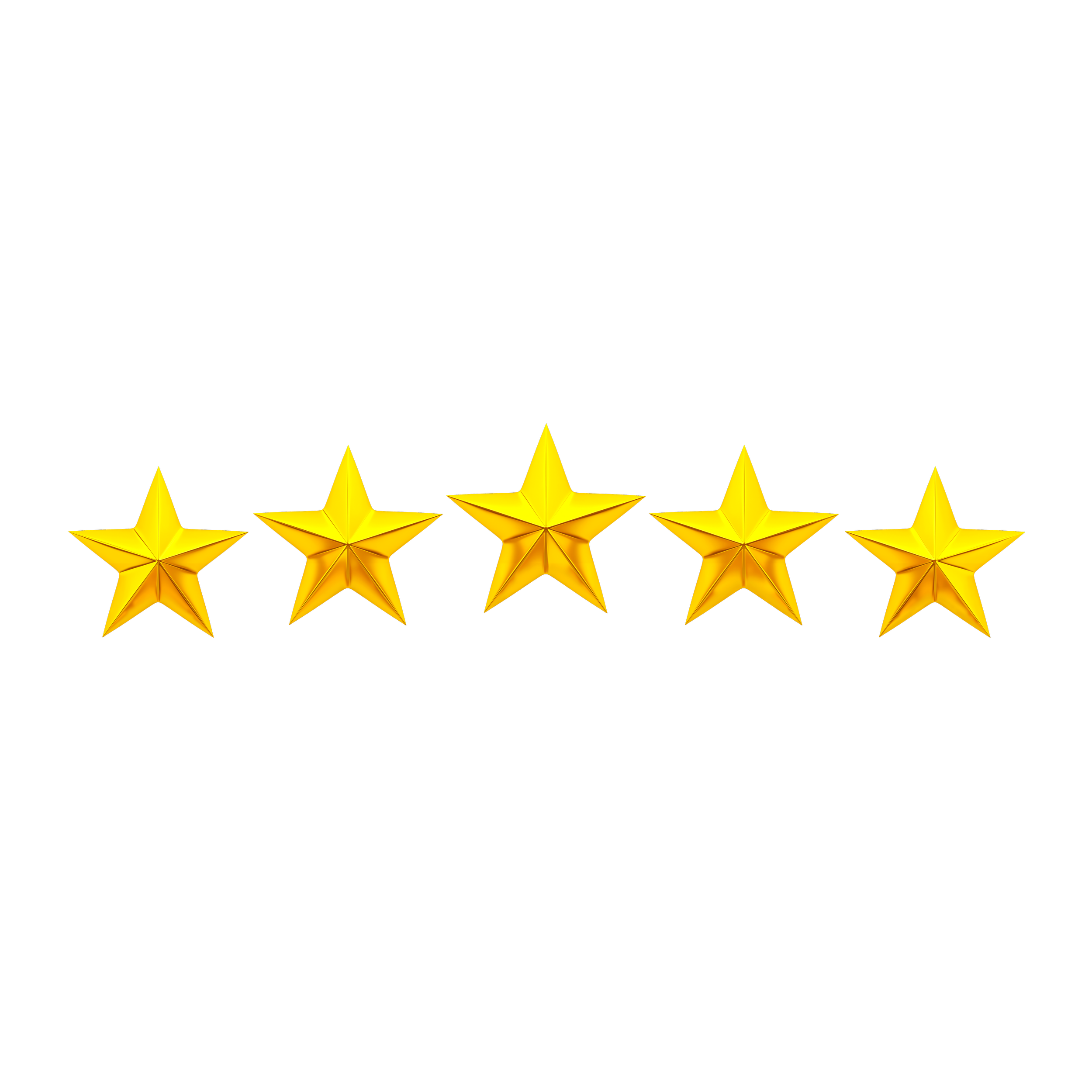 [CITYPNG.COM]Yellow Golden Five Stars HD Transparent PNG - 8200x8200.png