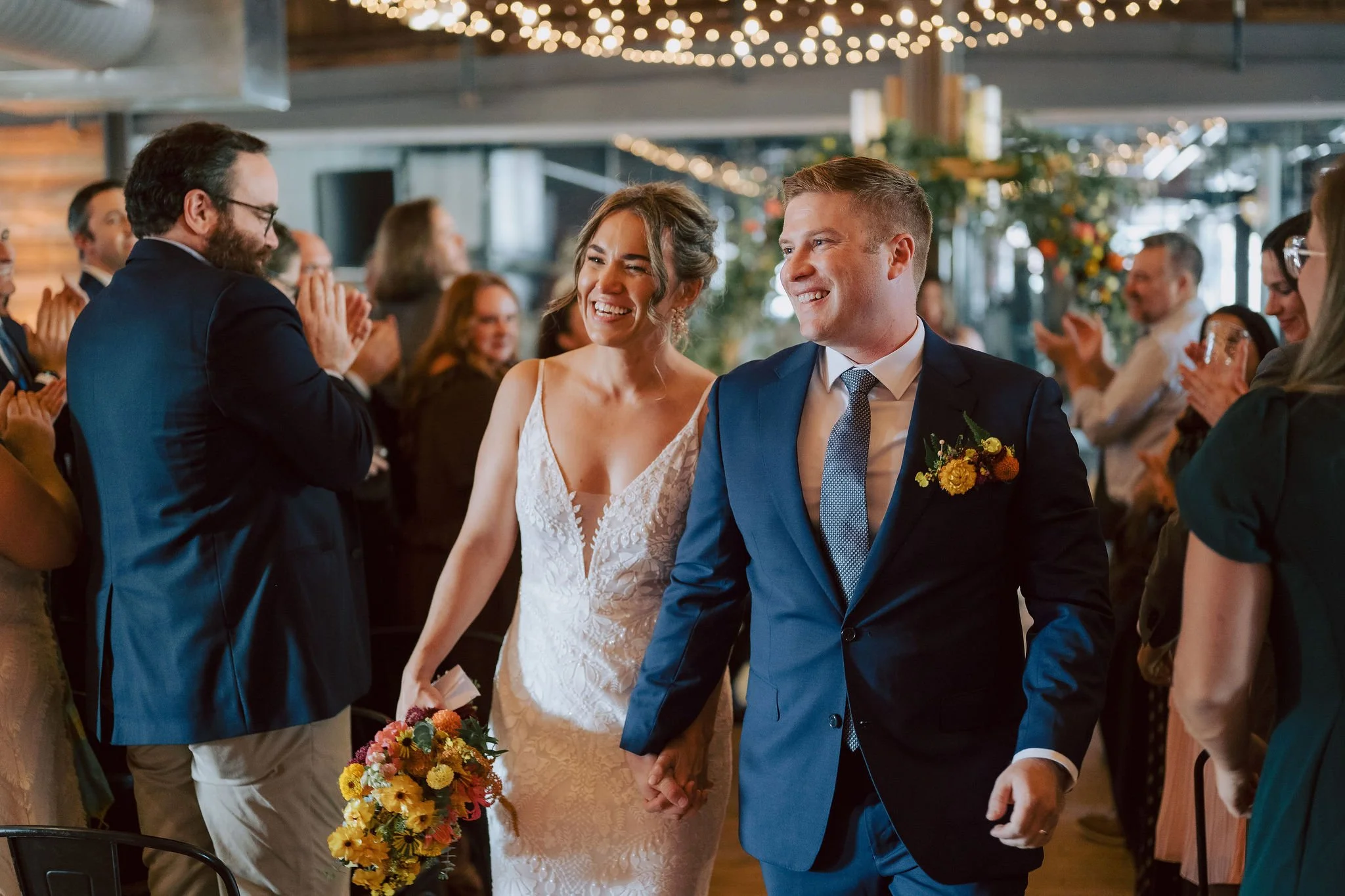 Lindsay and Davis’s Vibrant Fall Wedding