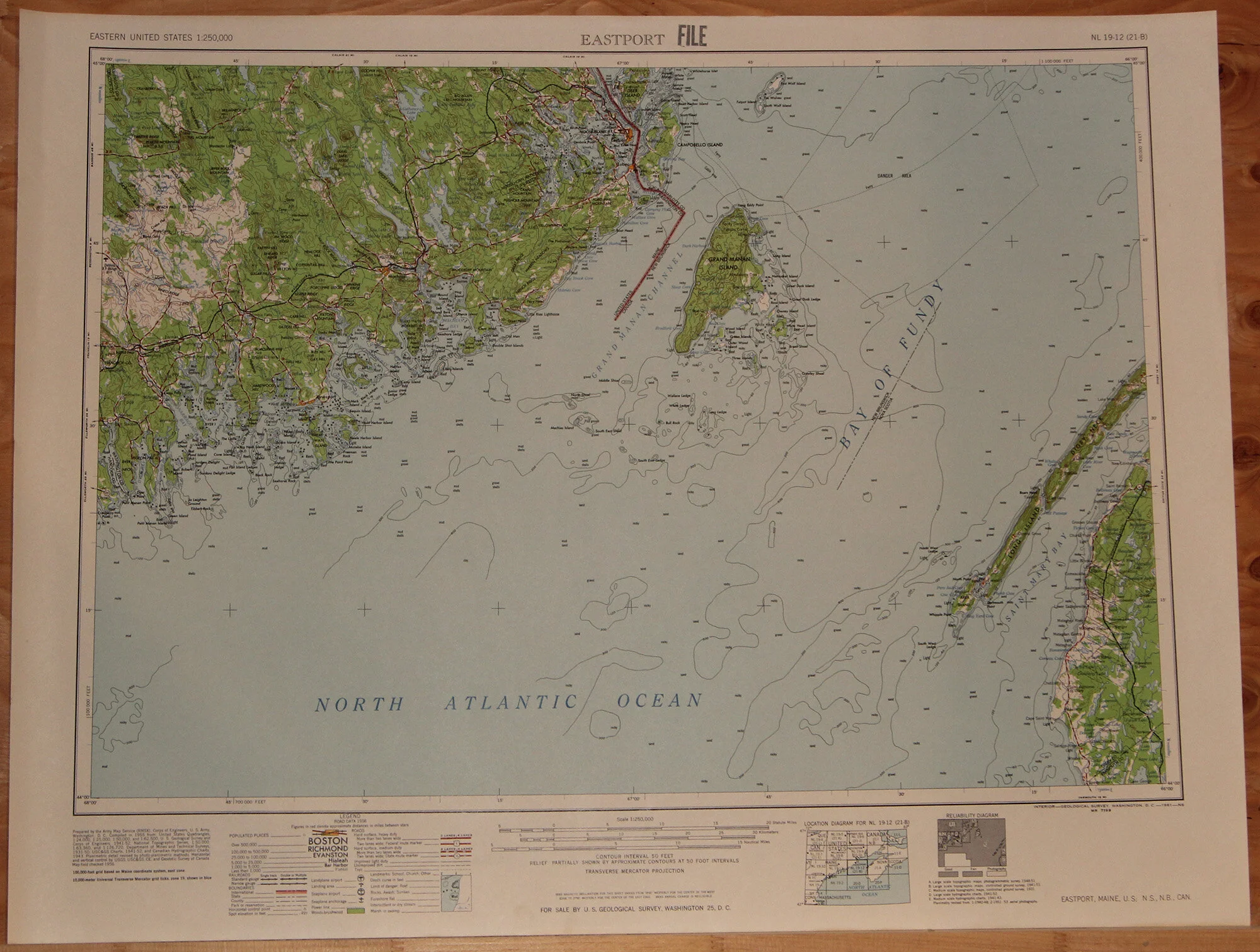 ME NS NB - Eastport 250k 1
