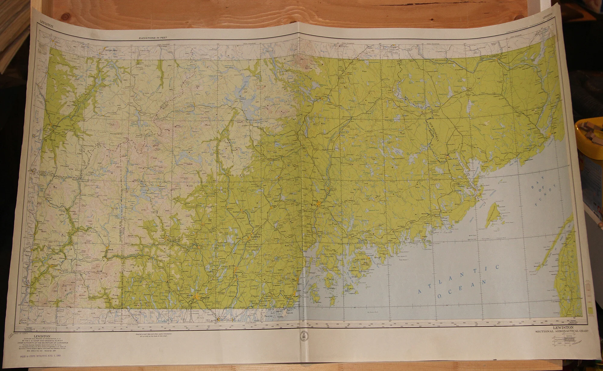 AERONAUTICAL - ME NH VT NS NB QUE ONT - Lewiston ME