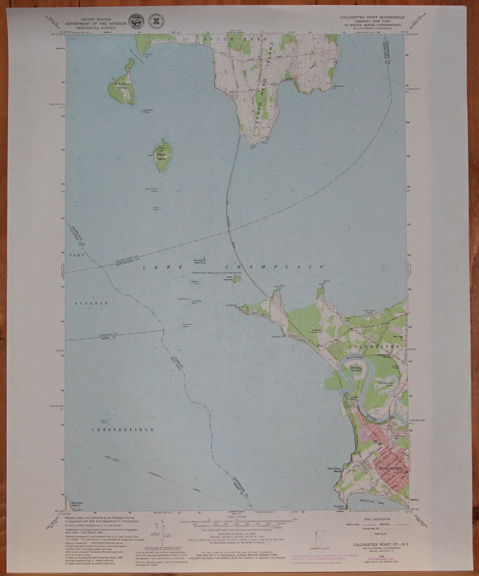 Colchester Point VT NY 1
