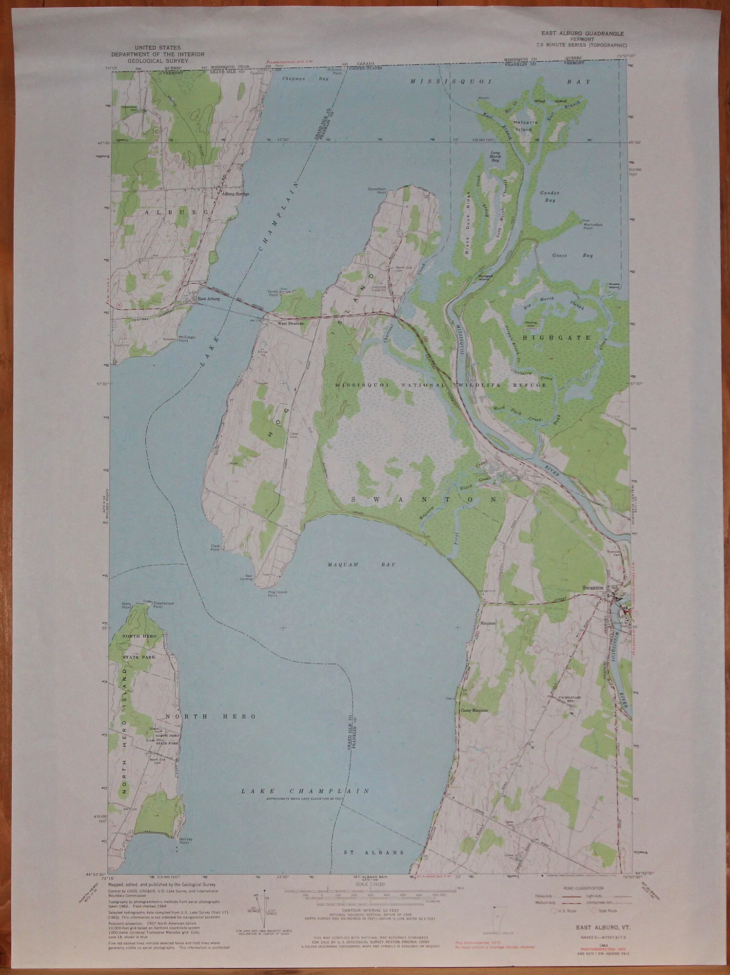 East Alburg VT QUE 1