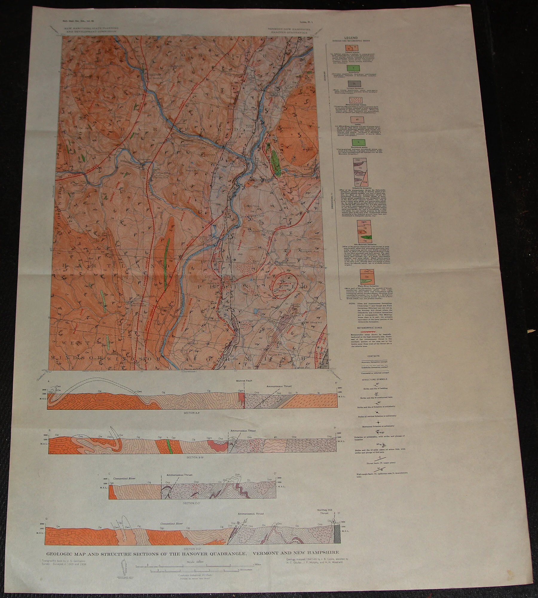 Geologic - Hanover Quad VT NH 1