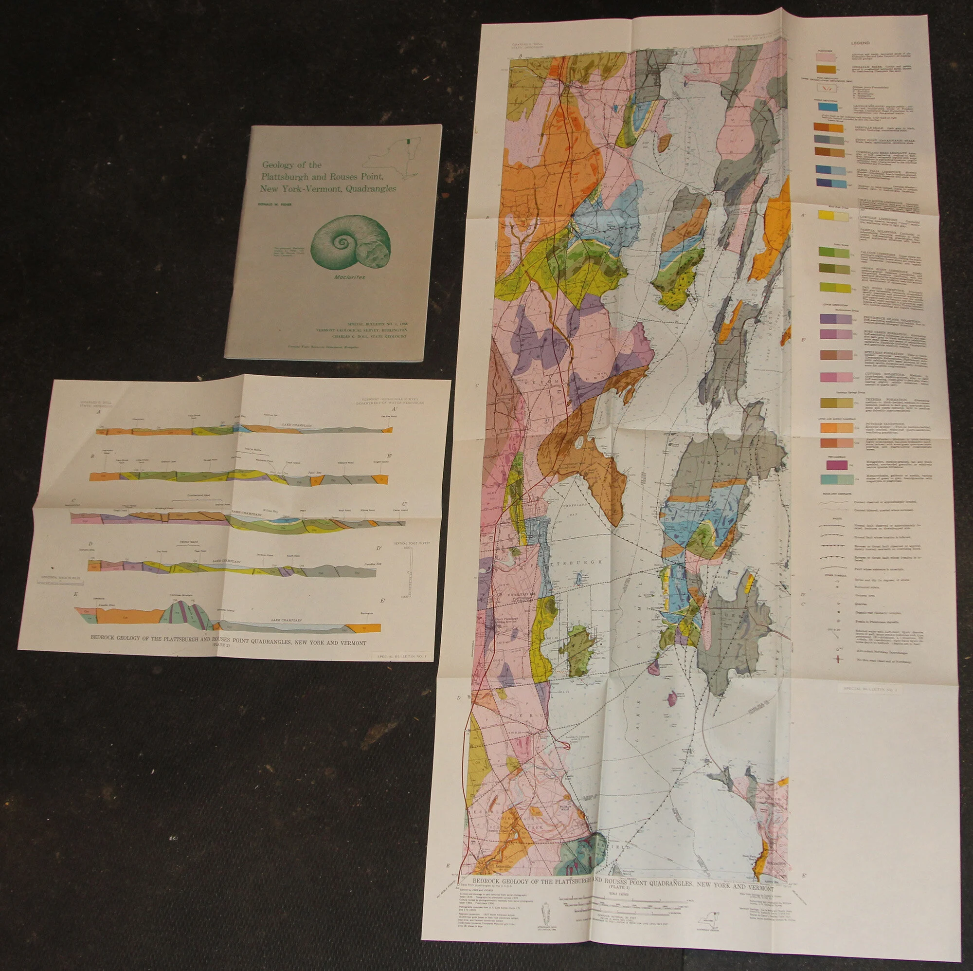 Geology of the Plattsburgh &amp; Rouse's Point Quad VT NY 1