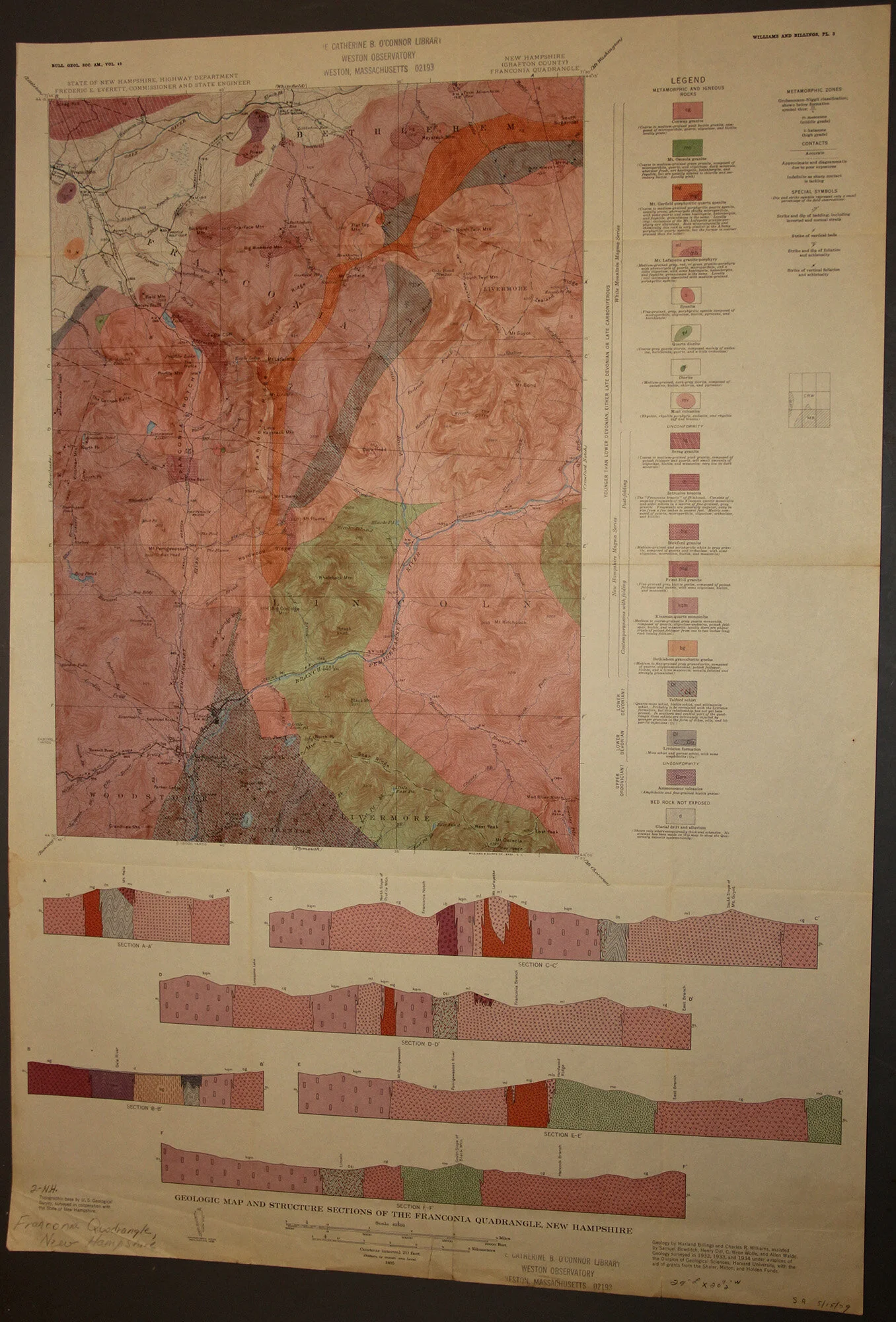 Franconia Quad - Geologic NH 1