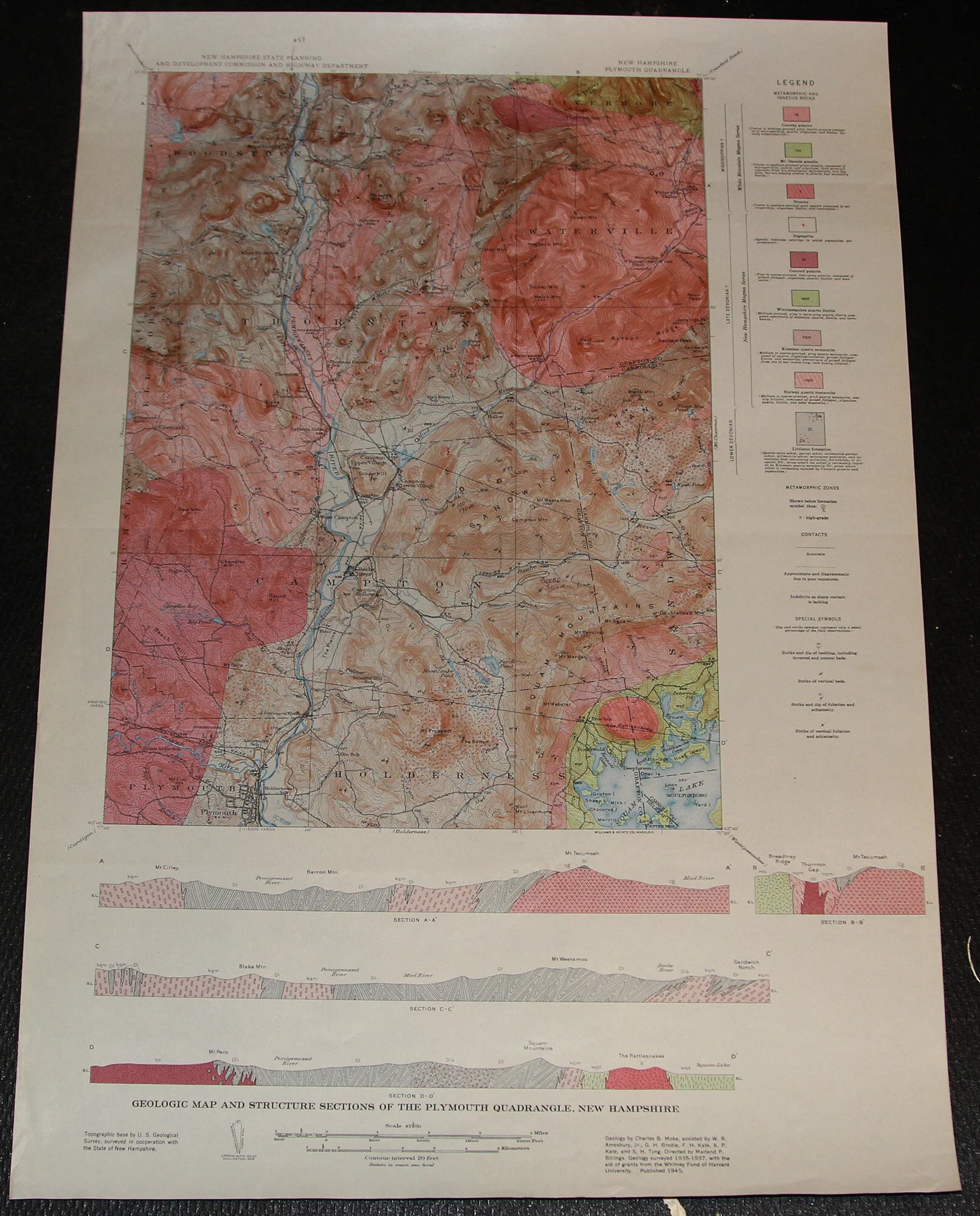 Plymouth Quad - Geologic NH 2
