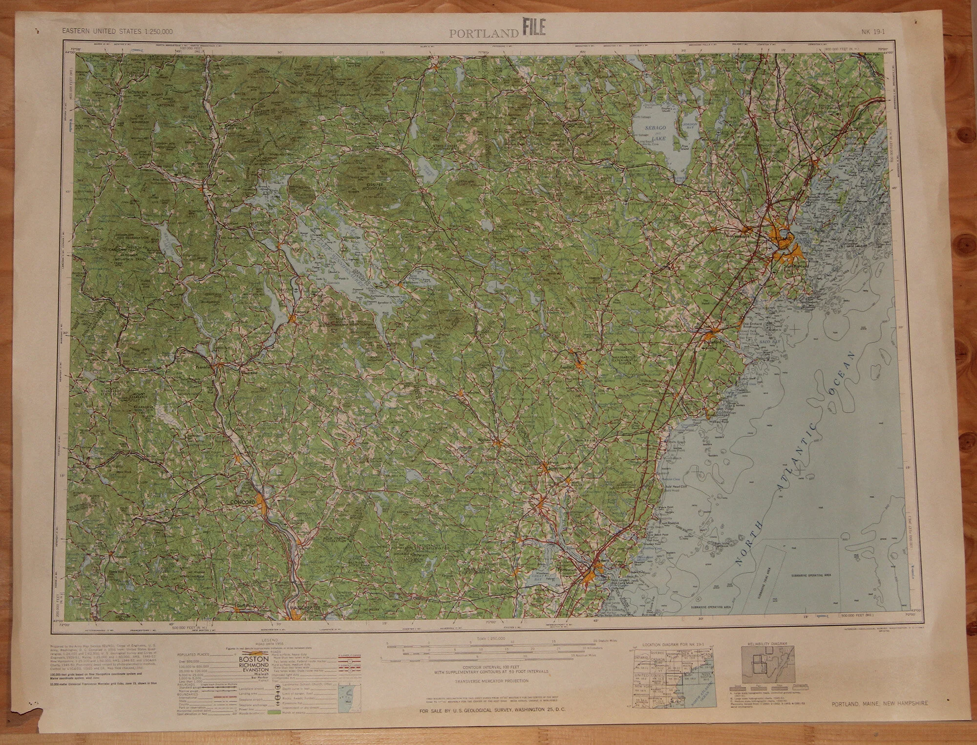 ME NH - Portland 250k 1