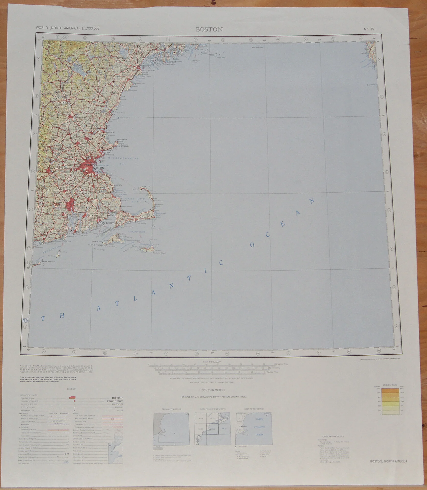 MA RI NH ME NY - Boston 1M 1